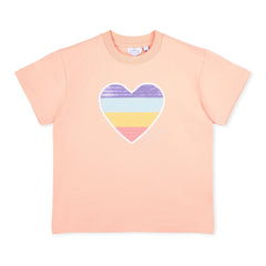 ADEE SAZ Initial Print Cycling Short Set Peach