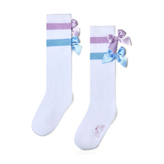 ADee Pastel Parlour - Complete the look with the white Saint knee high socks