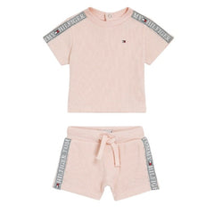 Tommy Baby Waffle T-Shirt & Shorts Set