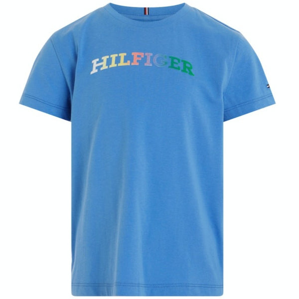 Tommy Hilfiger Monotype T-Shirt for Girls Blue Spell