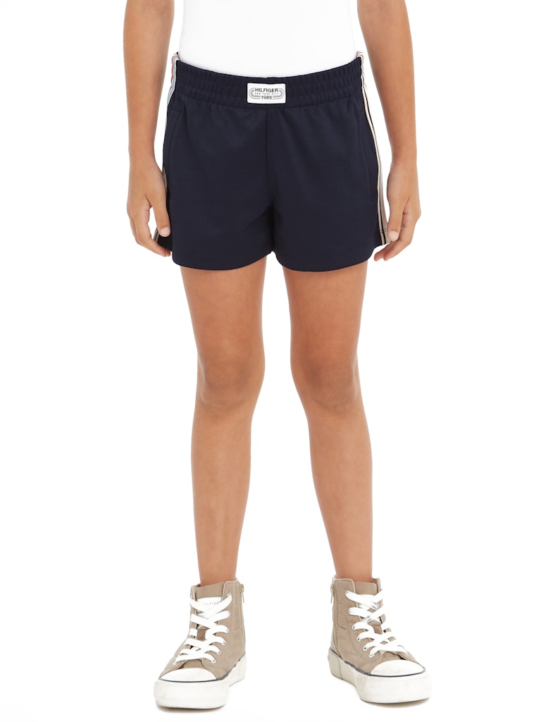 Tommy Hilfiger 1985 Shorts for Girls. Dessert Sky/Navy