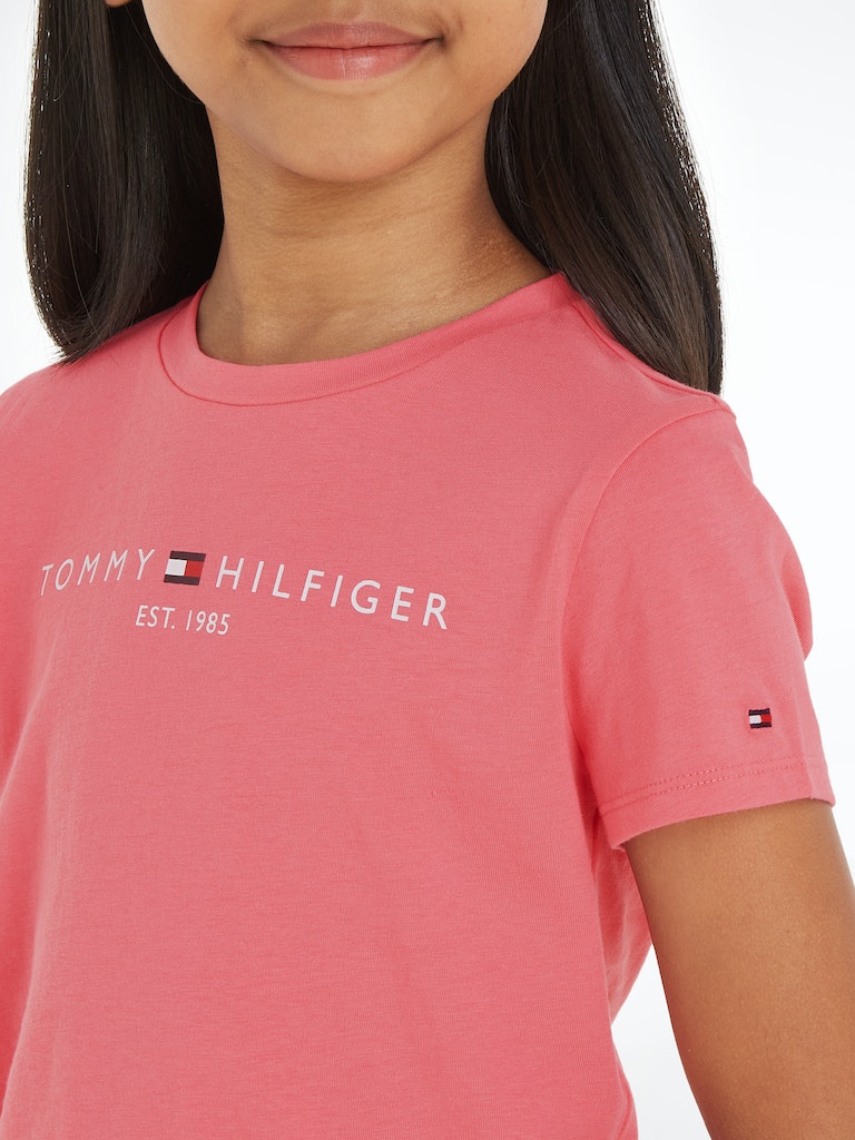 Pink tommy hilfiger t shirt best sale