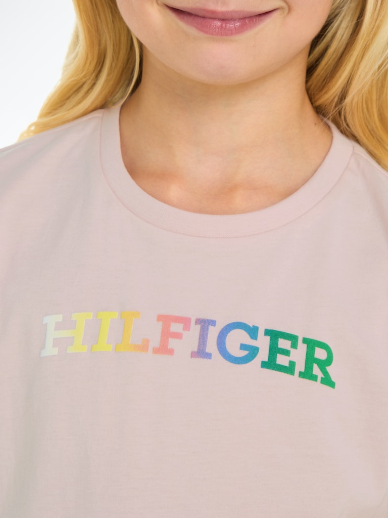 Hilfiger Monotype Logo T-Shirt Pink