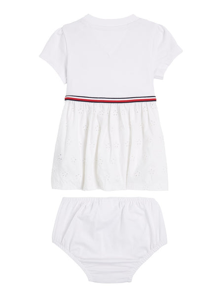 Baby Broderie Anglaise Dress & Briefs Set
