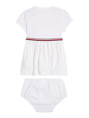 TH Baby Broderie Anglaise Dress & Briefs Set