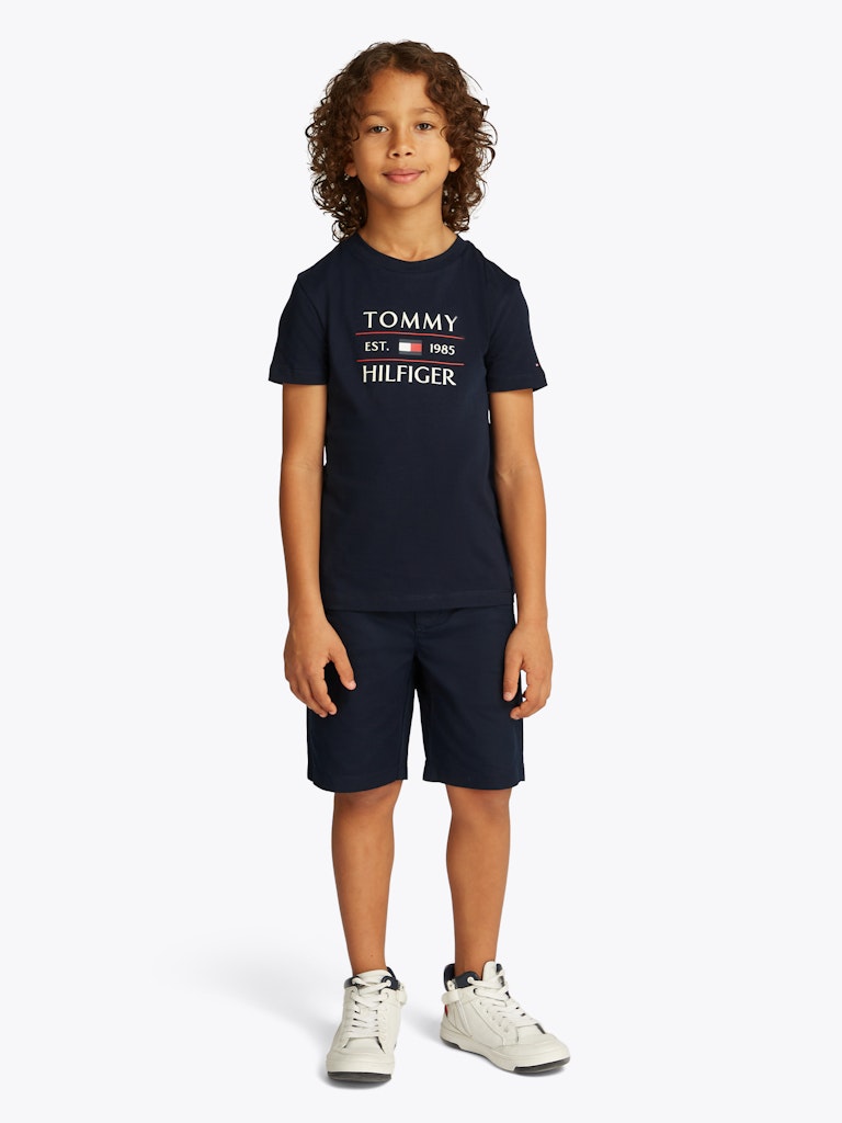 TOMMY FLAG HILFIGER T-Shirt Navy