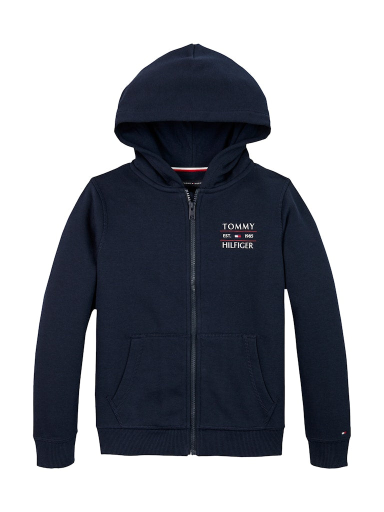 TOMMY FLAG HILFIGER Zip Up Hoodie