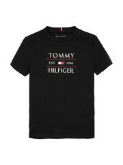 TOMMY FLAG HILFIGER T-Shirt Black