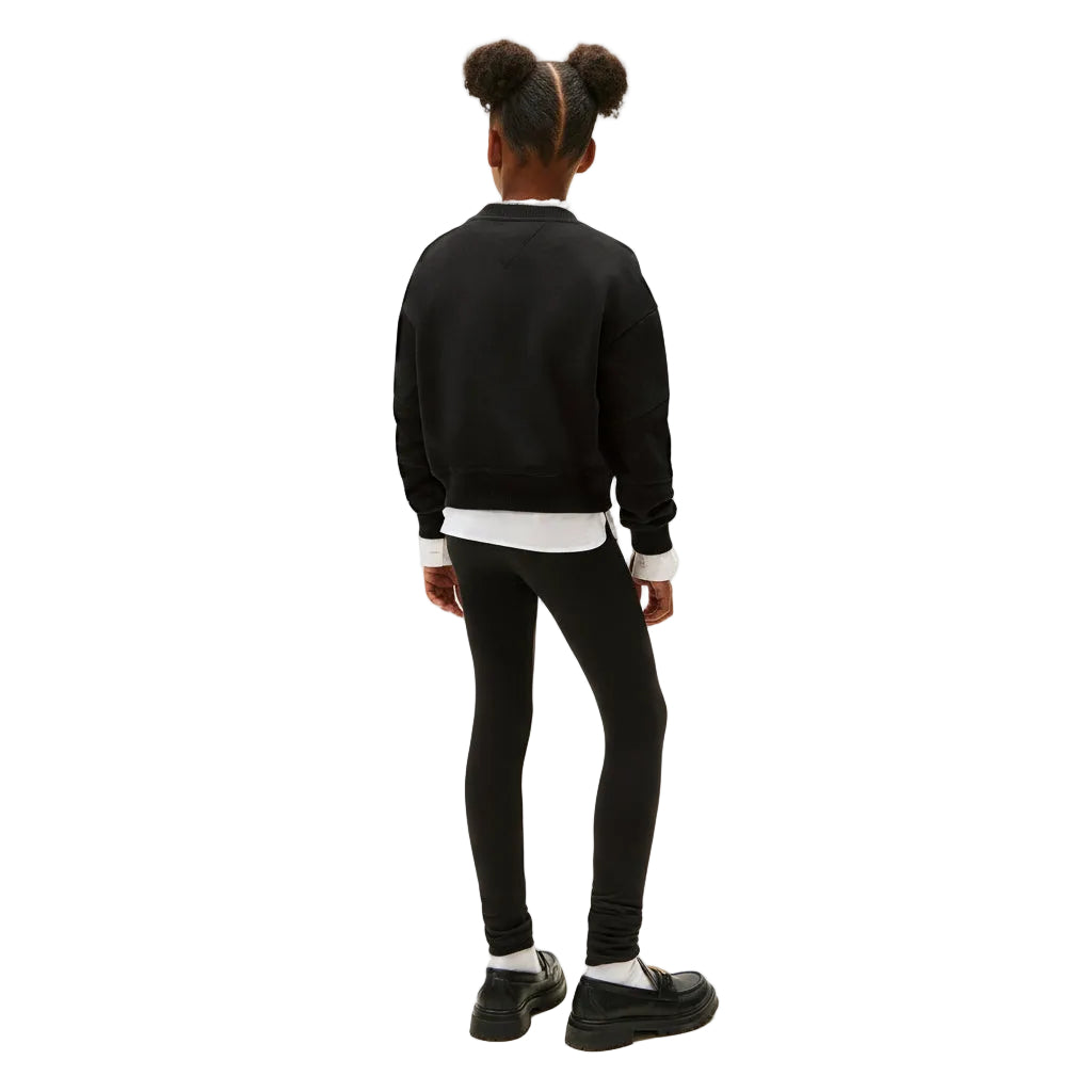 TOMMY HILFIGER Girls Mini Corp CN Leggings Set Black