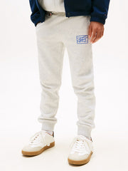 TOMMY HILFIGER Varsity Graphic Sweatpants Grey