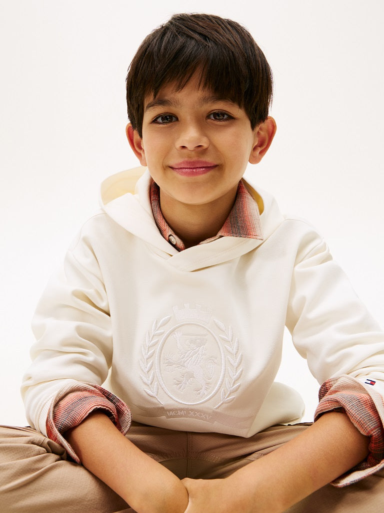 TOMMY HILFIGER Kids Crest Emb Graphic Hoodie