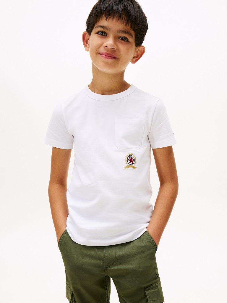 TOMMY HILFIGER Crest Emb Logo Pocket T-Shirt