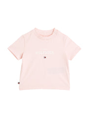 Hilfiger Baby Pink Monotype 1985 Logo T-Shirt