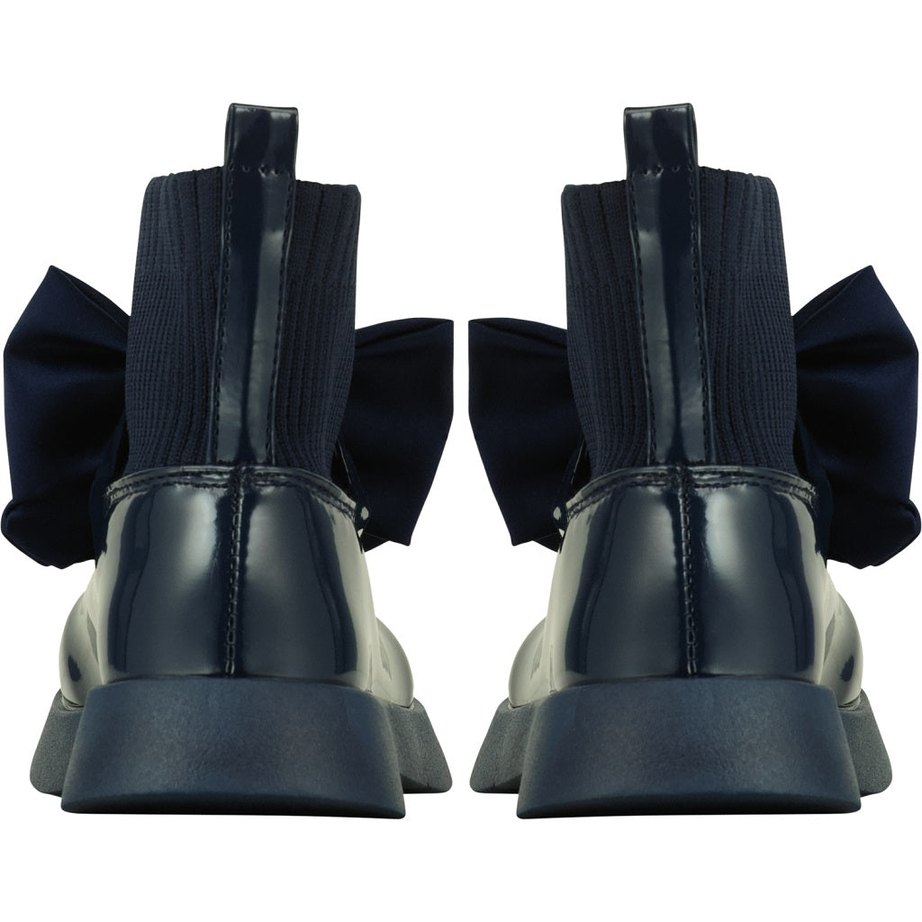 ADEE Bow Sock Wellies Navy