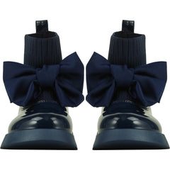 ADEE Bow Sock Wellies Navy