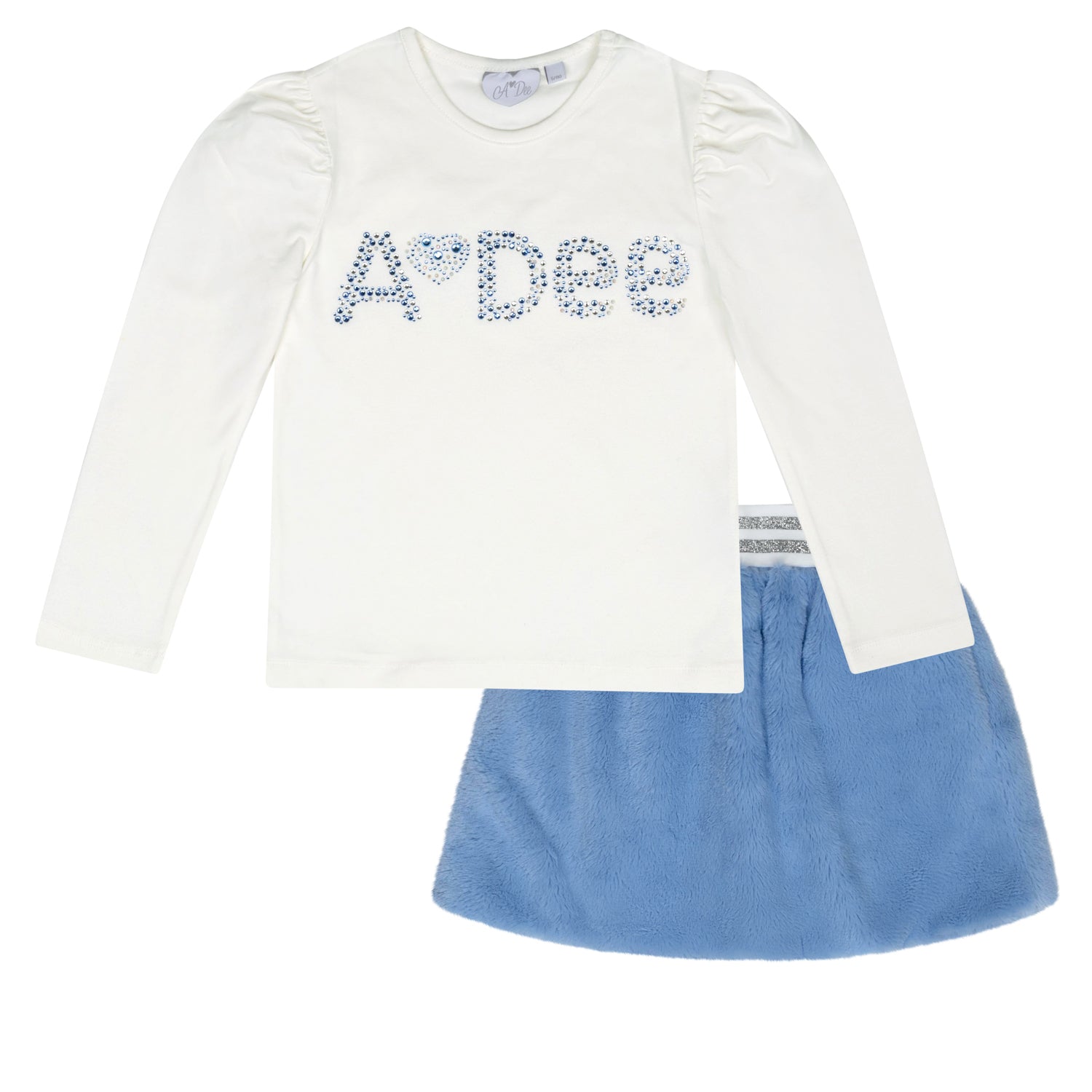 ADEE Prinny Faux Fur Skirt Set