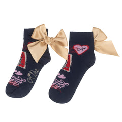 ADee Rina Envelope Print Ankle Socks