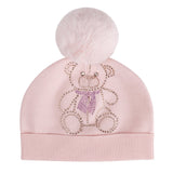 ADEE Sabrina Knitted Pom Pom Teddy Hat