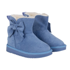 ADEE Bowtiful Bow Ugg Boots Iced Blue