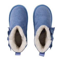 ADEE Bowtiful Bow Ugg Boots Iced Blue