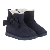 ADEE Bowtiful Bow Ugg Boots Navy