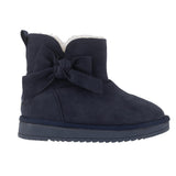 ADEE Bowtiful Bow Ugg Boots Navy