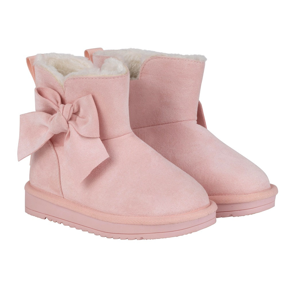 ADEE Bowtiful Bow Ugg Boots Pink