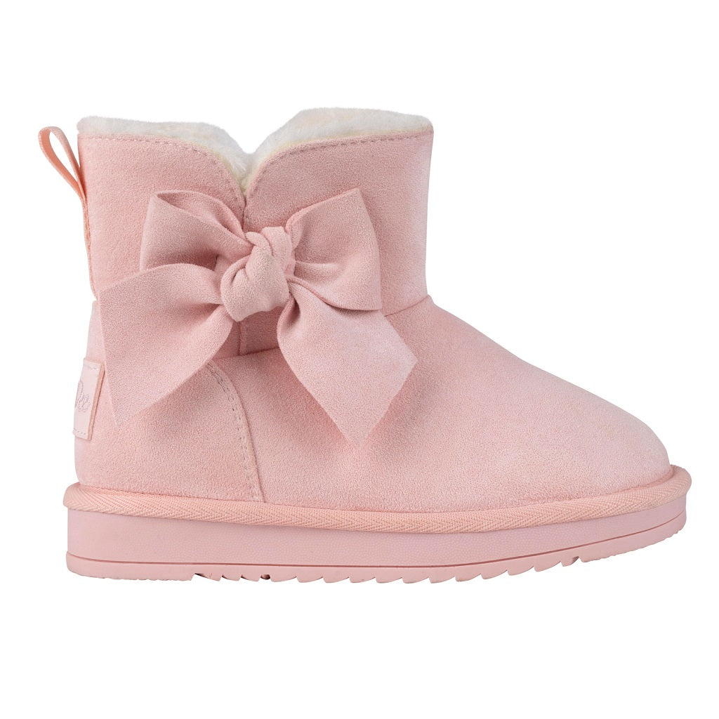 ADEE Bowtiful Bow Ugg Boots Pink