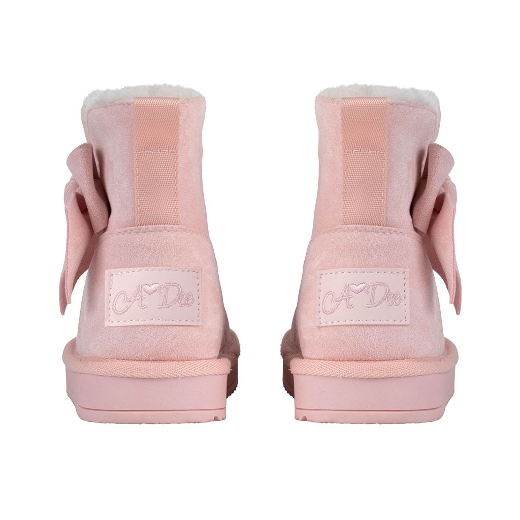 ADEE Bowtiful Bow Ugg Boots Pink