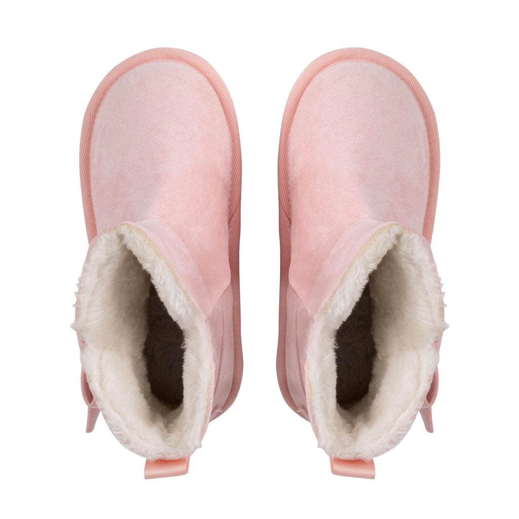 ADEE Bowtiful Bow Ugg Boots Pink