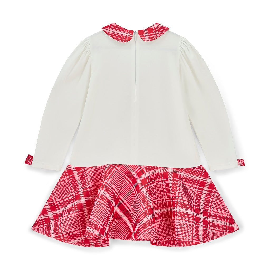 ADEE Lottie Check Bow Dress