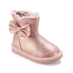 ADEE Bowtiful Faux Suede Boots
