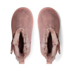 ADEE Bowtiful Faux Suede Boots