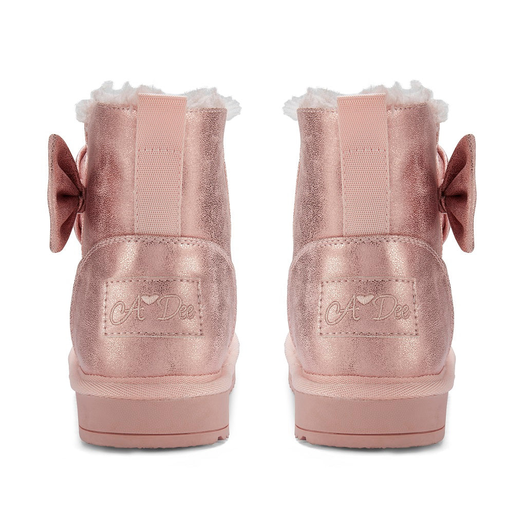 ADEE Bowtiful Faux Suede Boots