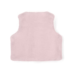 ADEE ANNA Fur Gilet Pink