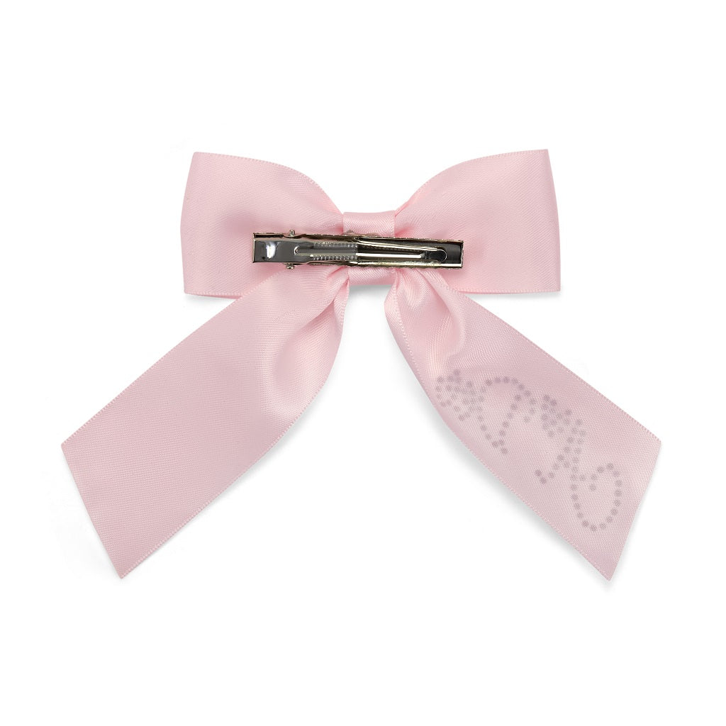 ADEE Winter Bloom Collection. Add the perfect finishing touch with the Ariah Bow complete with the signature A*Dee diamante logo. Pale Pink