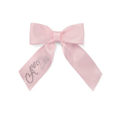 ADEE Winter Bloom Collection. Add the perfect finishing touch with the Ariah Bow complete with the signature A*Dee diamante logo. Pale Pink