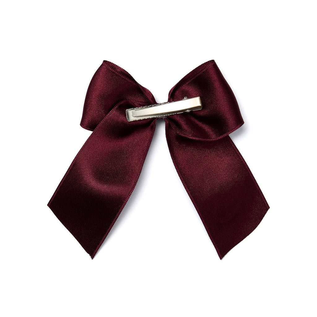 ADEE Chevron Charm Collection. Add the perfect finishing touch with the Ariah Bow complete with the signature A*Dee diamante logo. Deep Cherry