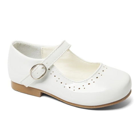 Sevva Mary Jane Shoes White