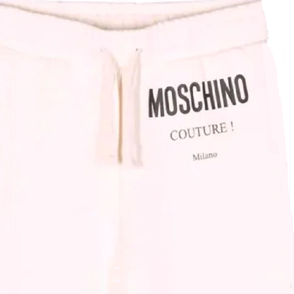 Kids Moschino Couture Logo Print Joggers Pink