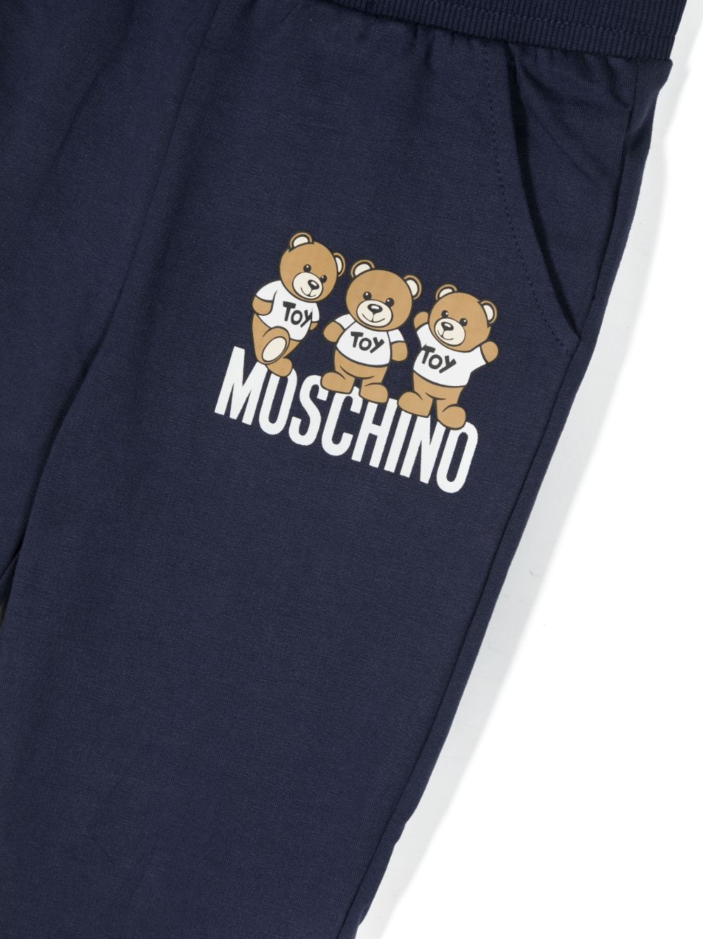 Kids Moschino Teddy Friends Tracksuit Navy