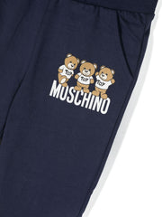 Kids Moschino Teddy Friends Tracksuit Navy