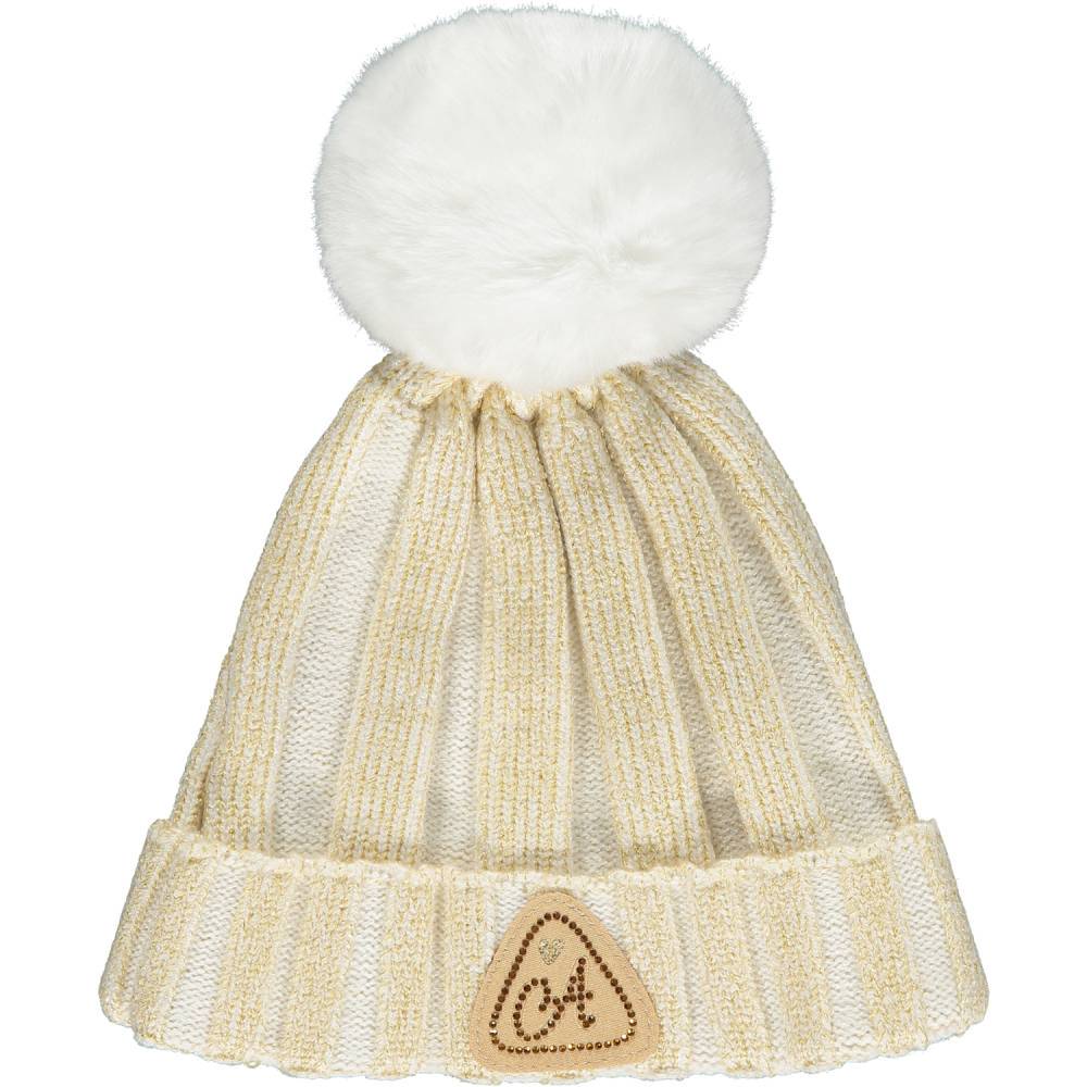 ADee Baroque Metallic Pom Hat