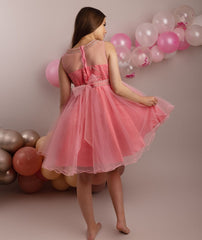 LOLA Tulle Dress Coral