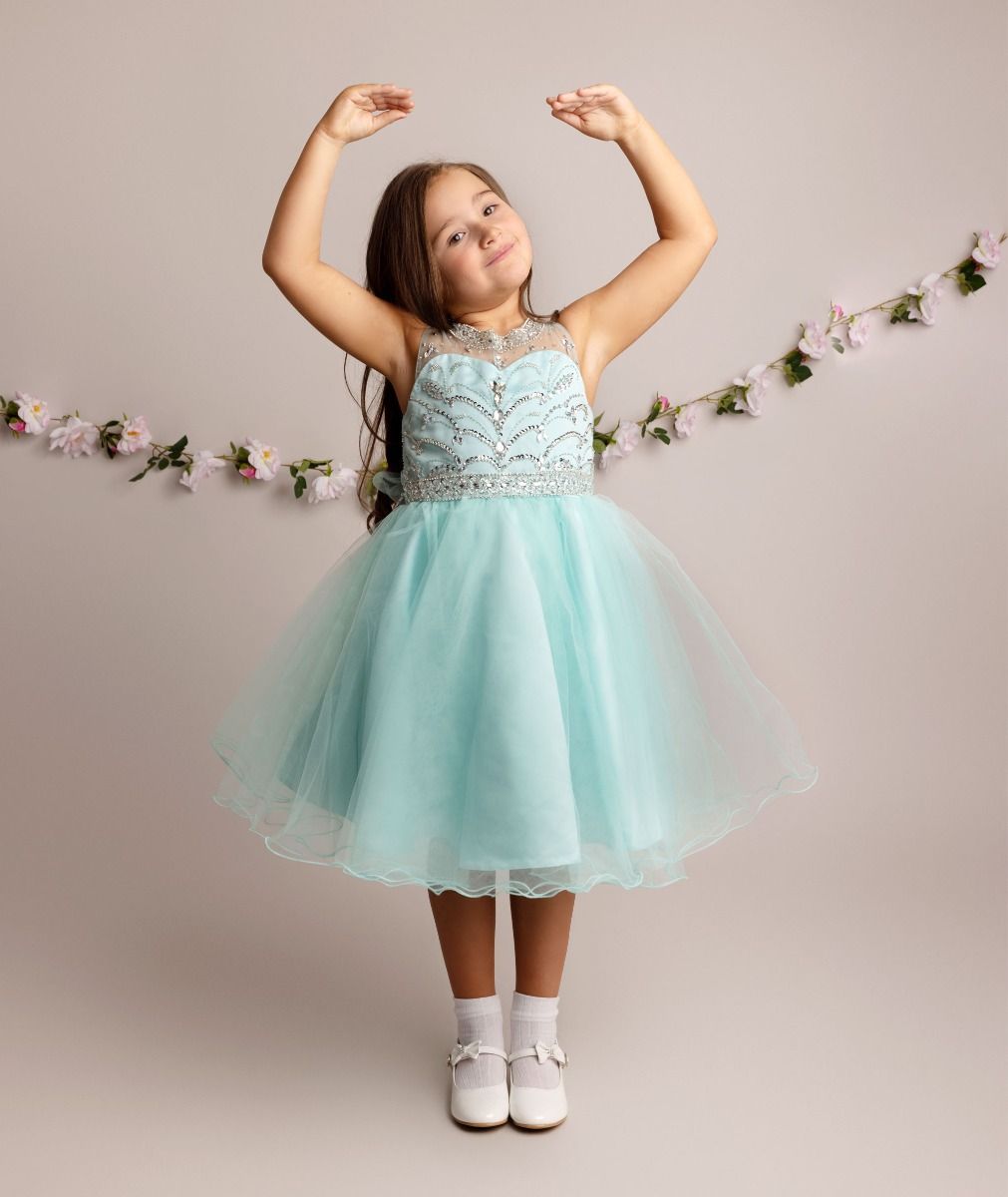 LOLA Tulle Dress Aqua