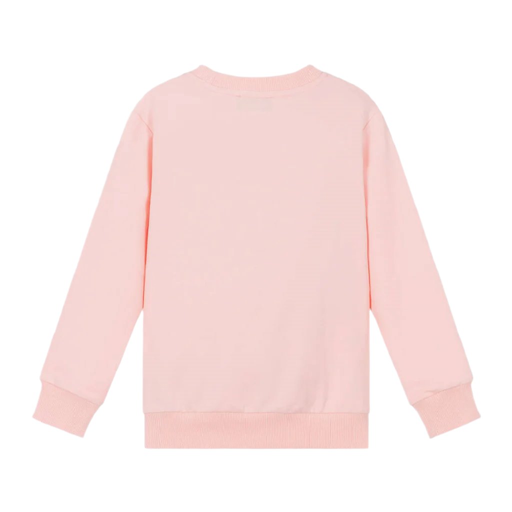 Baby Moschino Logo Sweatshirt Sugar Rose