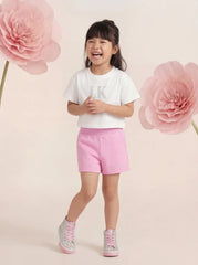LELLI KELLY Pink Ruffle Sweat Shorts