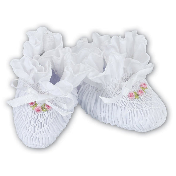 Baby Girls White BOOTIES - Kizzies, Shoes - Childrens Wear