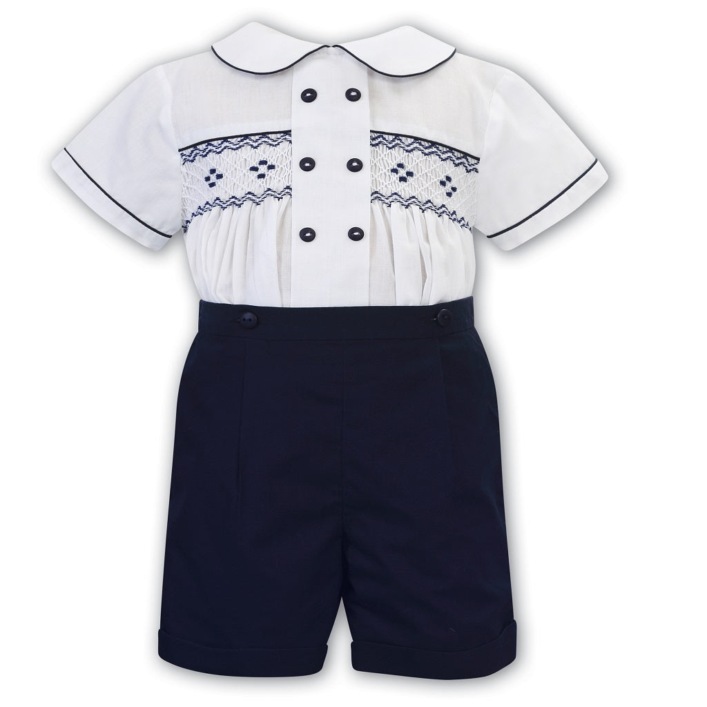 012576 2 Piece Set White Navy