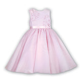 Sarah Louise - 070019 - Ballerina Length Dress - Pink - Kizzies